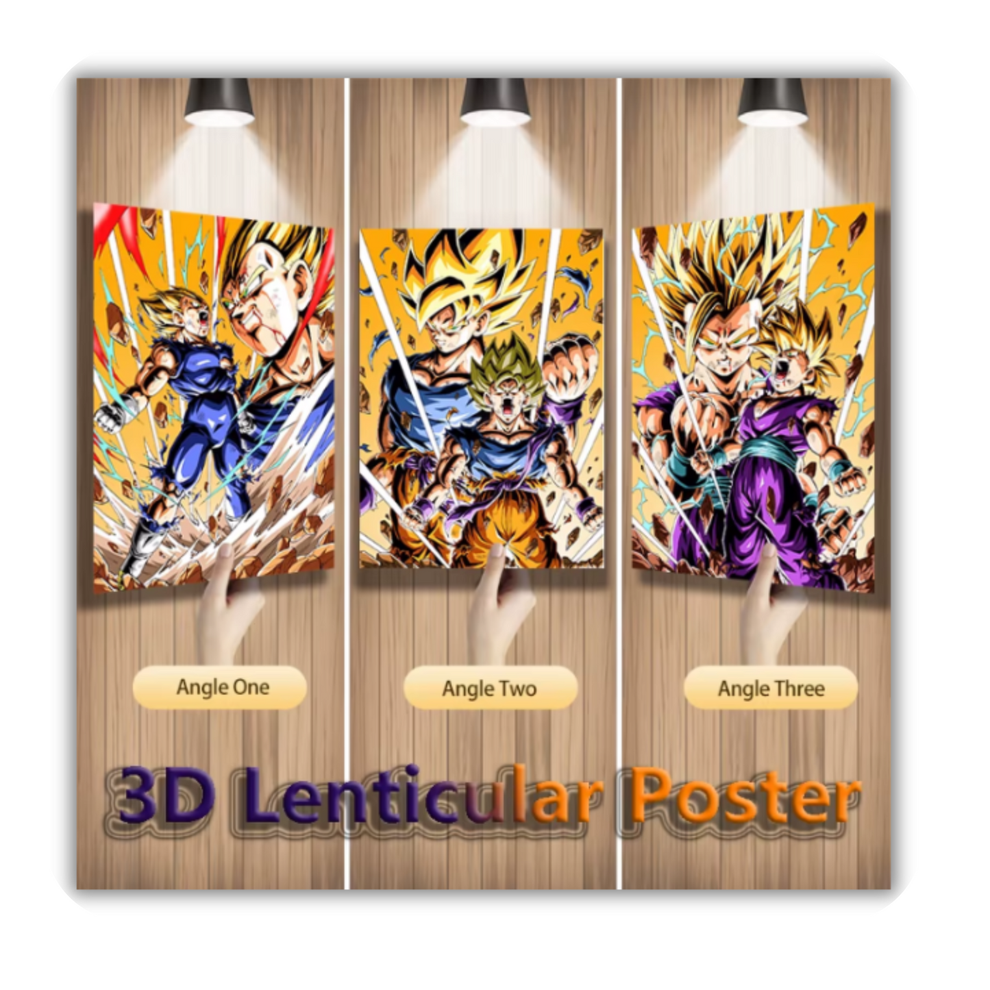 Póster 3D de Anime