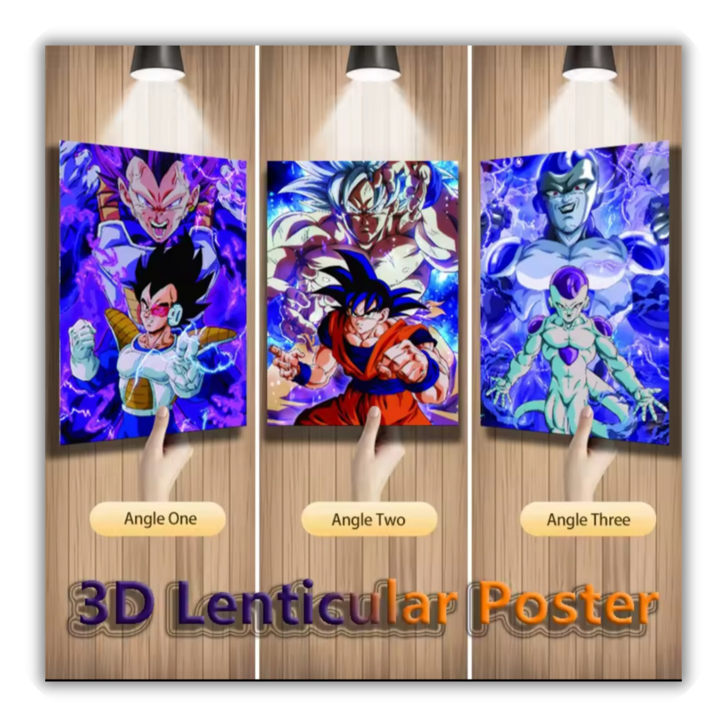 Póster 3D de Anime