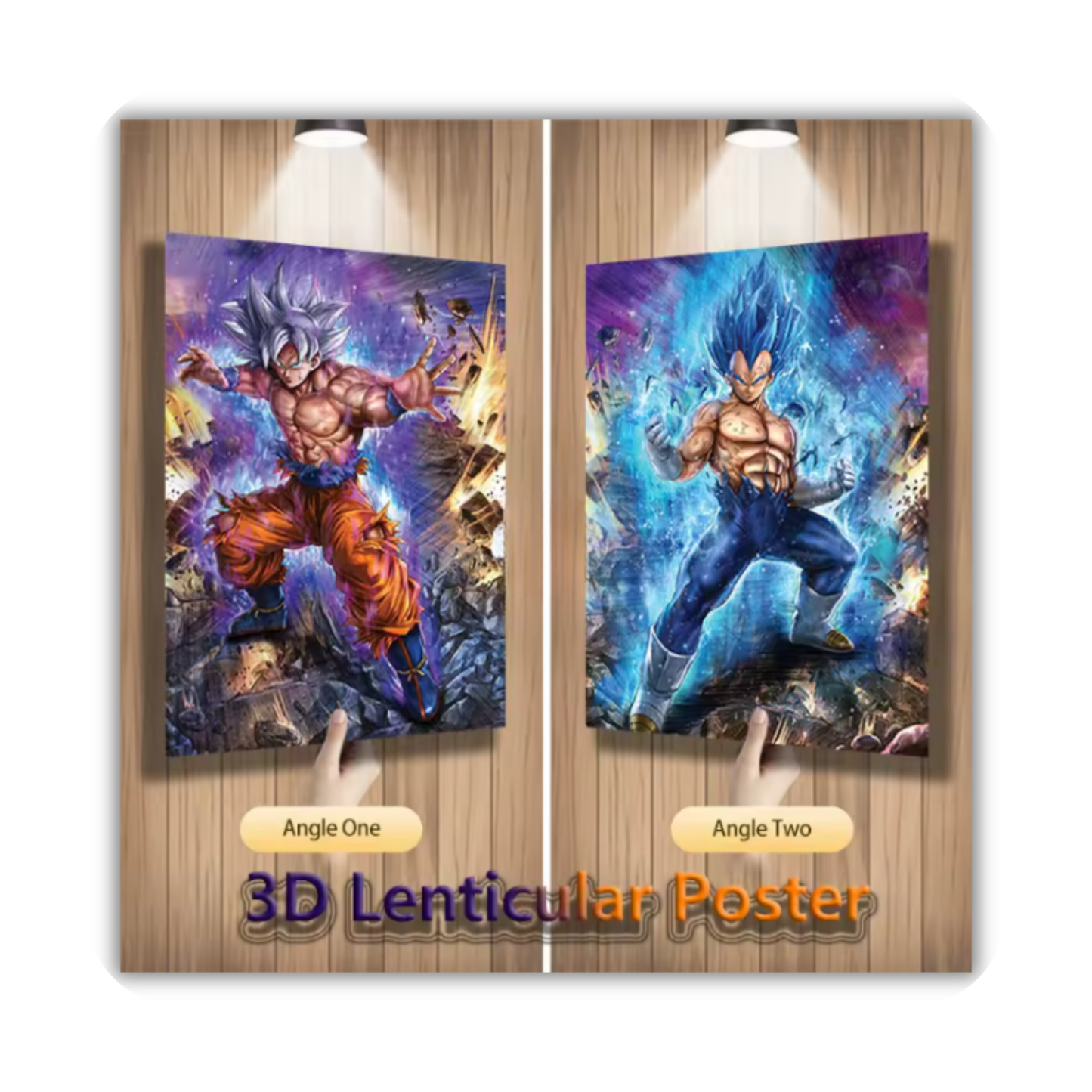 Póster 3D de Anime